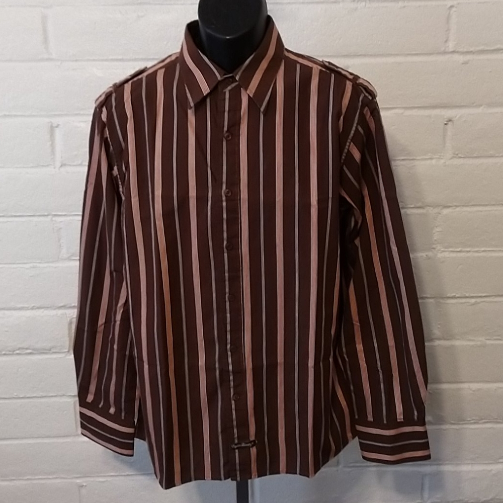 English laundry extra large dress shirt flip cuff